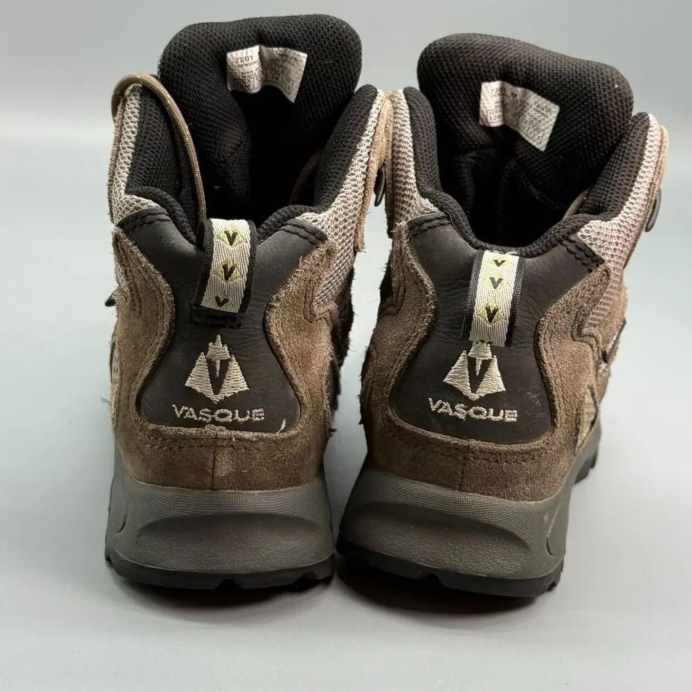 Vasque Breeze 7201 Youth Kids 12 Brown Leather Waterproof Hiking Trail Boots